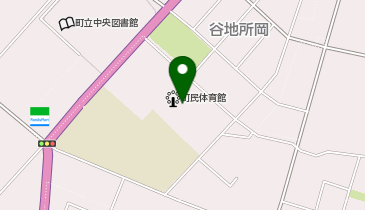 河北町民体育館の地図画像