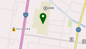 県立谷地高等学校 グラウンドの地図画像