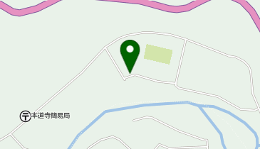 本道寺地区集会センター駐車場の地図画像