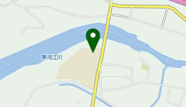 西川中学校体育館の地図画像