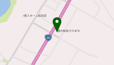 道の駅あさひまちの地図画像