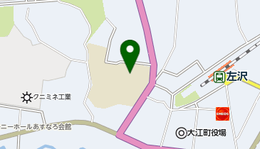 左沢小学校の地図画像