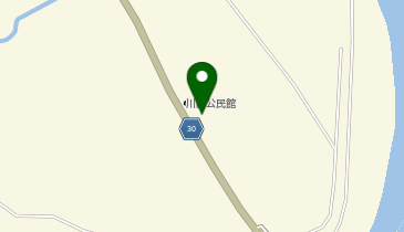 川前公民館の地図画像
