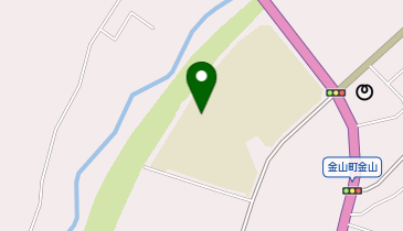 金山中学校体育館の地図画像