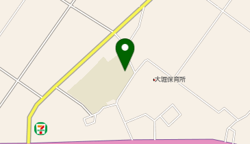 最上町立大堀小学校体育館の地図画像