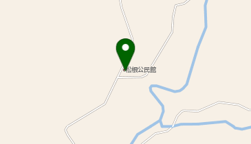 松根公民館の地図画像