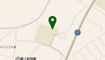 最上町立最上中学校体育館の地図画像