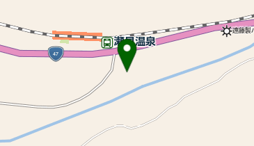 旧瀬見小学校体育館の地図画像