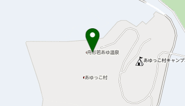 舟形若あゆ温泉の地図画像