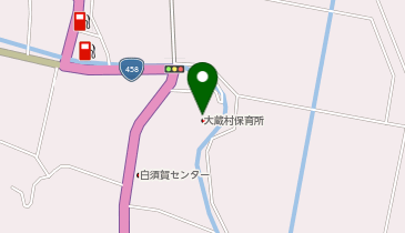 大蔵村保育所の地図画像