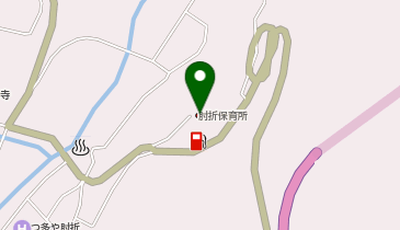 肘折保育所の地図画像