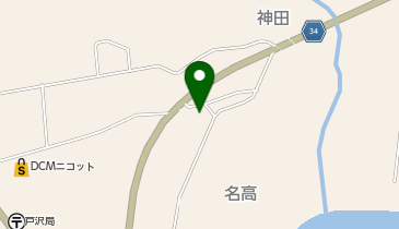 向名高公民館の地図画像