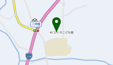 二井宿地区公民館の地図画像