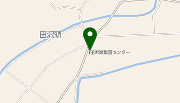 田沢頭集落センターの地図画像
