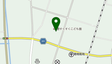 飯豊すくすくこども園の地図画像