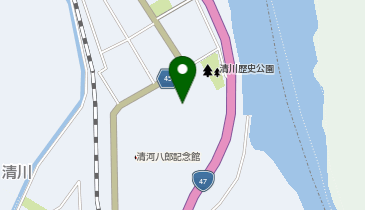 清川まちづくりセンターの地図画像