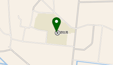県立遊佐高等学校の地図画像