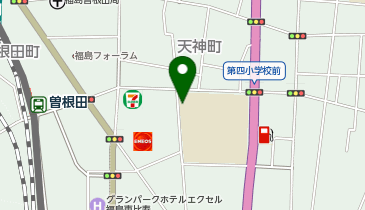 福島第四小学校の地図画像