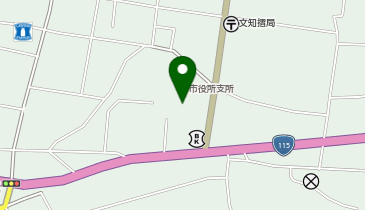 東部体育館の地図画像