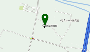 西部体育館の地図画像