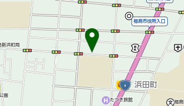福島第二小学校 屋外運動場の地図画像