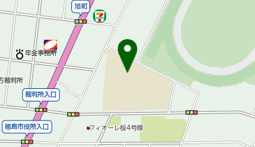 福島第二中学校の地図画像