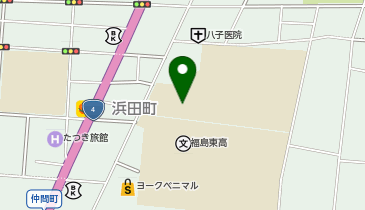 福島大学附属中学校の地図画像
