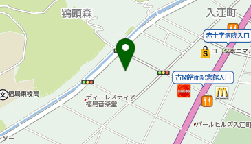 福島市音楽堂・勤労青少年ホームの地図画像