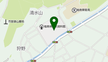福島県文化センター駐車場の地図画像