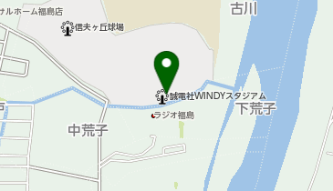 信夫ヶ丘競技場の地図画像