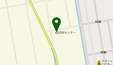 北公民館の地図画像