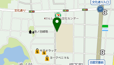 橘小学校の地図画像