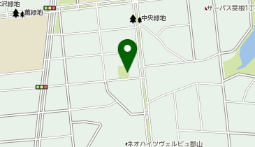 菜根一丁目公園の地図画像
