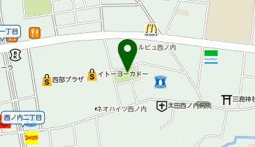 西ノ内公園の地図画像