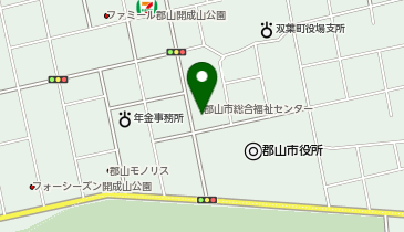 郡山市総合福祉センターの地図画像