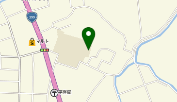 平第四小学校校庭の地図画像