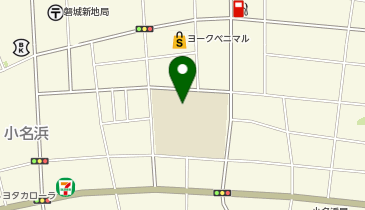小名浜第二小学校校舎の地図画像