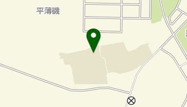豊間中学校校庭の地図画像