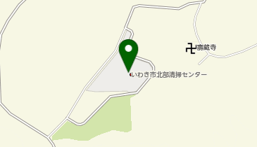 いわき市北部憩いの家の地図画像