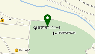 中央体育館の地図画像