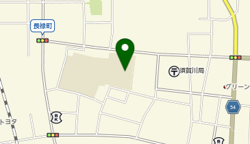 市立第二小学校校庭の地図画像