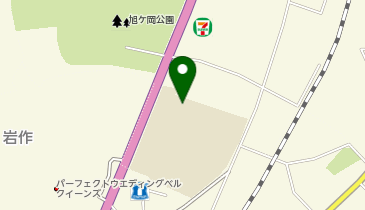 市立第一中学校校庭の地図画像