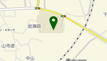 市立第二中学校校庭の地図画像