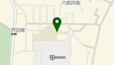 県立須賀川支援学校校庭の地図画像