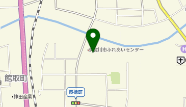 ふれあいセンター広場の地図画像