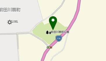 前田川扇町公園の地図画像