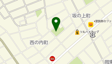 西ノ内公園の地図画像