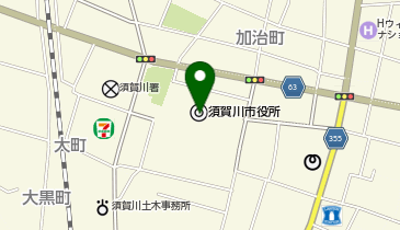 市役所防災広場の地図画像