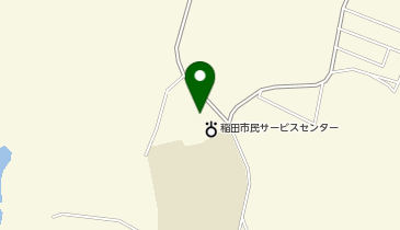 稲田地域体育館の地図画像