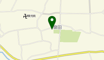 泉田区民会館の地図画像